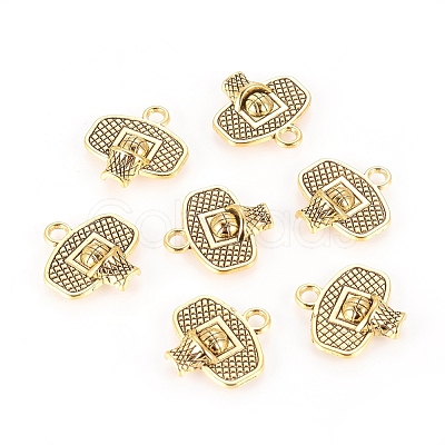 Tibetan Style Alloy Sport Pendants X-TIBEP-36227-AG-NR-1