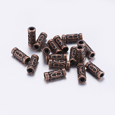 Tibetan Style Alloy Tube Beads RLF0843Y-NF-1