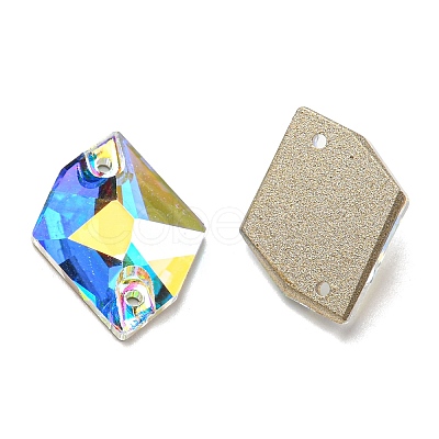 Irregular Rhombus Sew on Rhinestone RGLA-G019-01A-1
