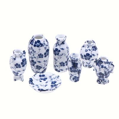 7Pcs Porcelain Vase Mini Model PW-WG9CA89-01-1