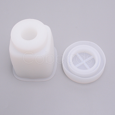 Cuboid Storage Box Bottle Container Silicone Molds LS-DIY-WH0175-44-1
