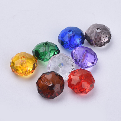 Transparent Acrylic Beads TACR-Q258-8mm-V-1