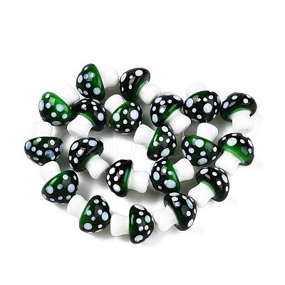 Handmade Lampwork Beads Strands LAMP-T021-13C-1