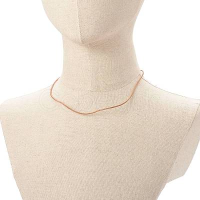 Cowhide Leather Choker Necklaces NJEW-JN03597-02-1