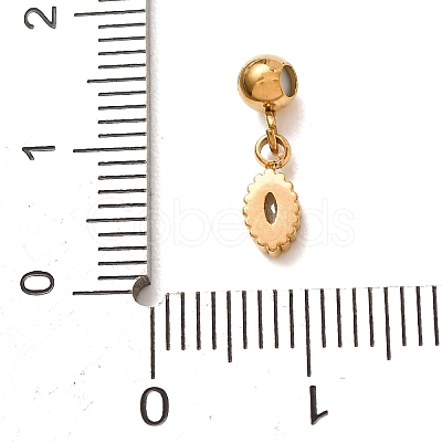 304 Stainless Steel Pave Clear Cubic Zirconia Charms LS-CU-CBAB6EC-14G-03-1