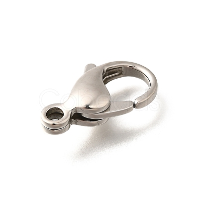 316 Stainless Steel Lobster Claw Clasps STAS-D288-09P-1