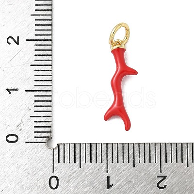 Brass Enamel Pendants X-KK-C110-29G-02-1