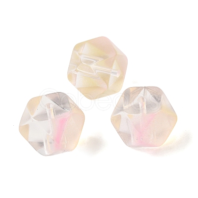 Baking Paint Transparent Glass Beads GL-CBA1477-14C-1