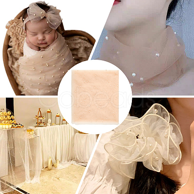 3 Yards Polyester Mesh Fabric DIY-WH0816-169E-1