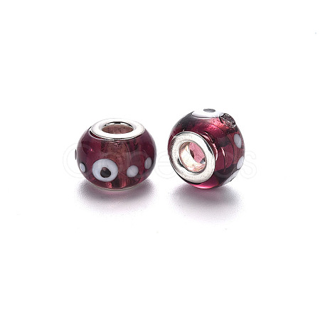 Handmade Lampwork European Beads LPDL-N001-046-C09-1