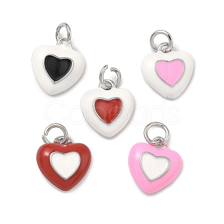 Brass Enamel Pendants KK-B170-01P-1