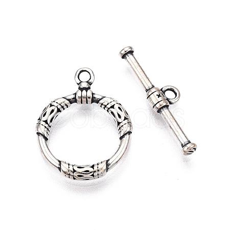Jewelry Clasps STER-T007-78AS-1