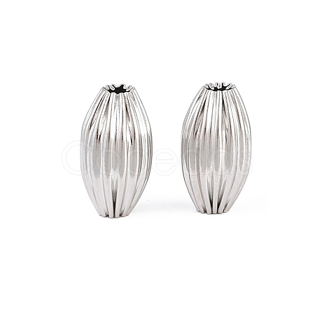 304 Stainless Steel Beads STAS-F339-10C-01-1