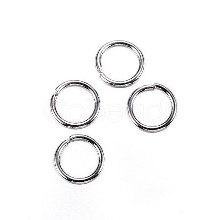 Tarnish Resistant 304 Stainless Steel Open Jump Rings STAS-D448-095P-4mm-1