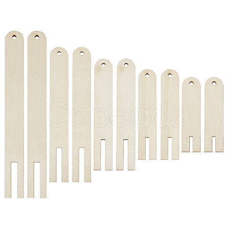 2 Sets Arch Plywood Candle Wick Holders TOOL-BC0002-63-1