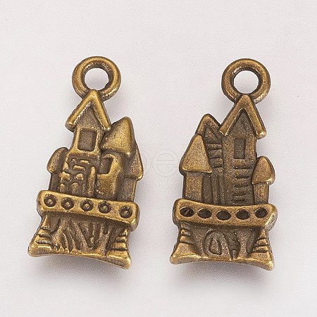 Tibetan Style Alloy Pendants TIBEP-0815-AB-LF-1