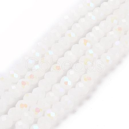 Electroplate Glass Beads Strands EGLA-A034-J4mm-L08-1