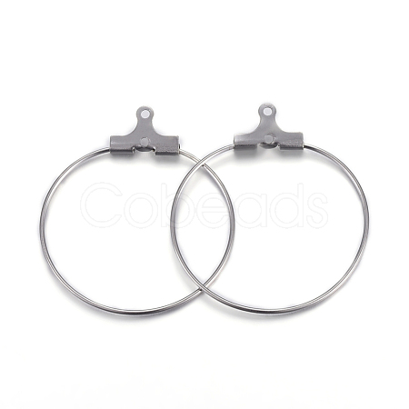 Tarnish Resistant 304 Stainless Steel Pendants STAS-F191-09P-B-1
