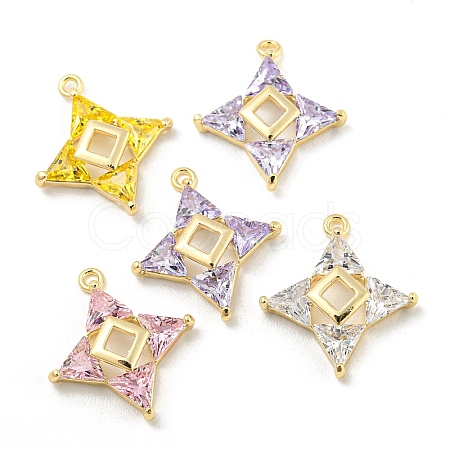 Glass Pendants KK-P258-02G-1