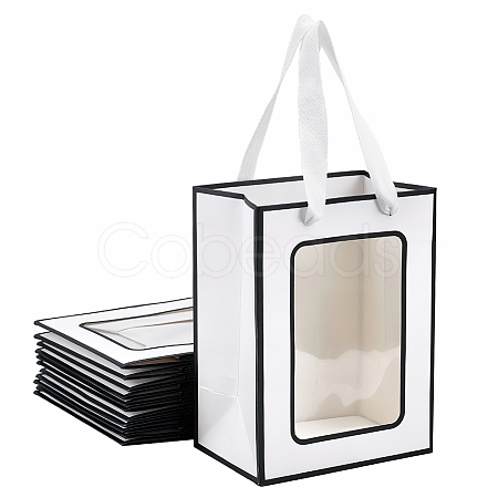 Rectangle Paper Gift Bags ABAG-WH0048-09D-1