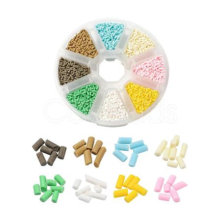8000Pcs 8 Colors Handmade Polymer Clay Sprinkles CLAY-YW0001-13B-1