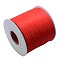 Polyester Organza Ribbon, Orange Red, 1/4 inch(6mm), 400yards/roll(365.76m/group)