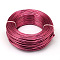 Aluminum Wire, Bendable Metal Craft Wire, Flexible Craft Wire, for Beading Jewelry Craft Making, Cerise, 17 Gauge, 1.2mm, 140m/500g(459.3 Feet/500g)