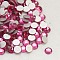 Glass Flat Back Rhinestone, Grade A, Back Plated, Faceted, Half Round, Rose, SS5, 1.7~1.8mm, 1440pcs/bag