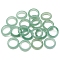 Natural Green Aventurine Plain Band Rings, Inner Diameter: 18~20mm