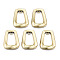 Alloy Pendants, Cadmium Free & Nickel Free & Lead Free, Trapezoid, Antique Golden, 27x21x3.5mm, Hole: 1.6mm