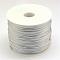 Nylon Thread, Rattail Satin Cord, Light Grey, 1.5mm, about 49.21 yards(45m)/roll