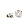 Iron Crystal Rhinestone Spacer Beads RB-A009-8MM-S-2