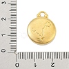 Real 18K Gold Plated Tone 304 Stainless Steel Pendants STAS-K291-01G-10-3