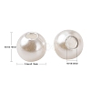 Imitation Pearl Acrylic Beads X-PL609-1-3
