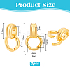 2Pcs 925 Sterling Silver Twister Clasps FIND-PH0026-17B-G-4