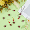 10Pcs Handmade Polymer Clay Rhinestone Beads CLAY-OC0001-08-4