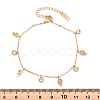 304 Stainless Steel & Rhinestone Charm Bracelets BJEW-B171-15G-3