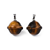 Natural Tiger Eye Pendants PORC-T132-053K-2