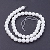 Natural Jade Bead Strands X-G-R166-8mm-22-2