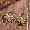 Teardrop Bohemian Style Alloy Rhinestone Dangle Earrings FS-WG4F242-02-1