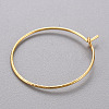 Brass Hoop Earrings LS-KK-T032-005G-4