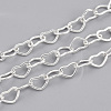 Soldered Brass Covered Iron Heart Chains CH-S125-04B-S-1