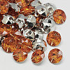 Taiwan Acrylic Rhinestone Buttons BUTT-F020-28mm-37-1
