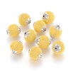 Round Handmade Indonesia Beads IPDL-R404-06-1
