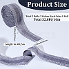 2Pcs 2 Colors Polyester Ribbon OCOR-CN0001-05-2