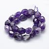 Natural Amethyst Beads Strands G-P322-45-2