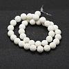 Unwaxed Natural Lava Rock Beads Strands G-J367-01-6mm-2