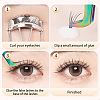 8Pcs 8 Styles 430 Stainless Steel Eyelash Tweezers Clips TOOL-FH0001-57-5