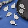 Alloy Pendant Cabochon Settings PALLOY-E436-87AS-5