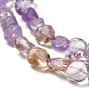 Natural Ametrine Beads Strands G-P497-01E-50-4